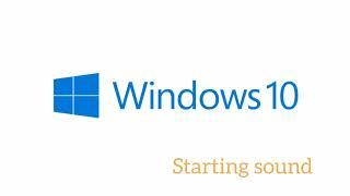 Microsoft Windows 10 starting and shutdown sound (2015)