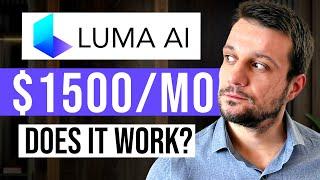 How To Make Money With Luma Dream Machine AI Video Generator (2024)