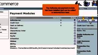 How to add payment modules in osCommerce Legend eye