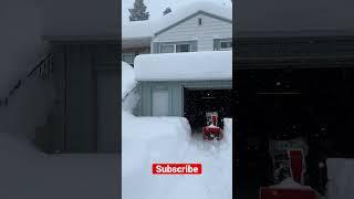 Winter Storm in South Dakota. 3FT