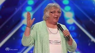 Julia Scotti - Stand Up Comedian | Auditions Week 4 | America's Got Talent 2016 Full Auditions