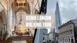 ASMR Chilled Sunday London Walk. Lambeth to Southwark Cathedral.