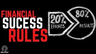 7 Simple Rules For Financial Success . only pay