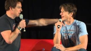 John Barrowman and his husband Scott  Talking about Free Passes