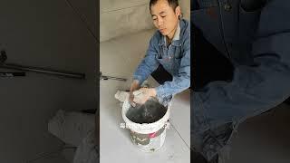 只要思想不滑坡，办法总比困难多！#施工现场实拍 #装修 #贴砖 #瓷砖修复 #瓷砖空鼓修复