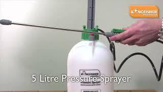 Kingfisher 5 Litre Garden Pressure Sprayer explained