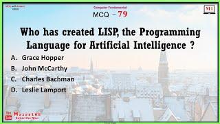 Who has created LISP, the Programming Language for Artificial Intelligence , @Mazaa108