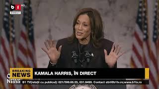 KAMALA HARRIS, PRIMUL DISCURS DUPĂ ÎNFRÂNGERE.Știri B1TV_6 nov. 2024