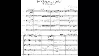A. Carlos GOMES: SONATA 'O BURRICO DE PAU' para Instrumentos de Corda (1894) [Vídeo-Score]