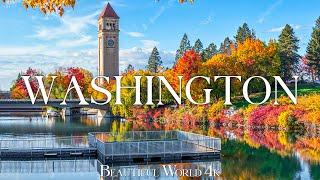 Washington 4K - Autumn Forests, Misty Mountains & Golden Landscapes - 4K UHD