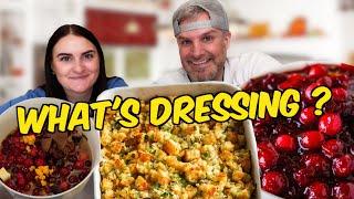 Brits Make Cornbread Dressing and Cranberry Sauce #thanksgivingfood