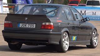 BMW 325i E36 Turbo Acceleration & Sound