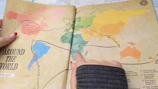 ASMR ~ Around the World in 80 Days Part 4! Africa, Antarctica, New Zealand, Canada ~ Soft Spoken