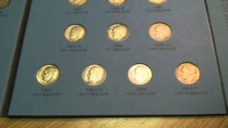 Complete Roosevelt (silver) Dime Collection 1946-1964