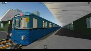 Roblox Automatic Moscow metro Ezh3 cab ride Tagansko - Krasnopresnenskaya