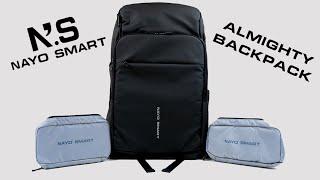 Nayo Smart Almighty Functional Tech Travel Backpack Unboxing - ASMR