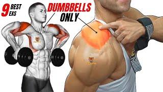 TRAPS WORKOUT- 5 best TRAPS workout with DUMBBELLS only