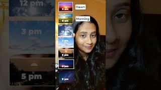 Times Of Day In English (Tamil - English)