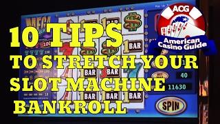 10 Tips To Stretch Your Slot Machine Bankroll • The Jackpot Gents