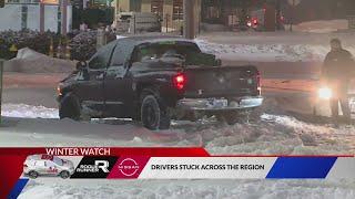 Drivers stuck across the St. Louis region