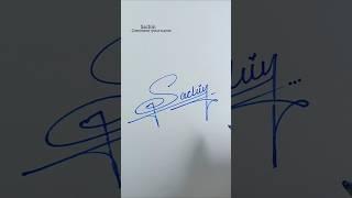 sachin signature design ️ | how to write signature ️ #shorts #signature #sachin