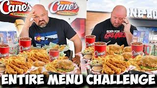 STRONGMEN VS ENTIRE RAISING CANE'S MENU CHALLENGE