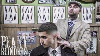  ASMR BARBER - Skin fade & French Crop = PEAKY BLINDERS