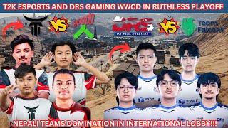 @DRSGAMING & @t2kesports WWCD IN INTERNATIONAL LOBBY! @RUTHLESSHYPEESPORTS! NEPALI TEAMS FIRE!