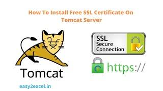 How To Install Free SSL Certificate On Tomcat Server