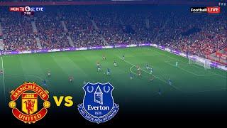 Manchester United vs Everton | Premier League 24/25 | Full Match All Goals | Realistic PES Gameplay