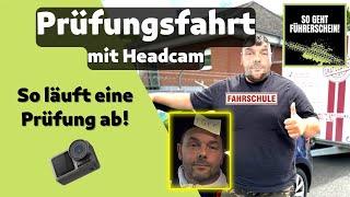 Praktische Prüfungsfahrt komplett mit Headcam - Tipps für die Fahrprüfung! Simulationsfahrt