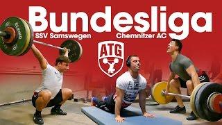 Bundesliga Weightlifting Full Session with Max Lang, Lukasz Grela SSV Samswegen vs Chemnitzer AC