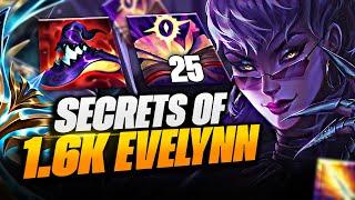 SECRETS OF THE 1.6K LP RANK 1 EVELYNN - SPLASH | CHALLENGER GUIDE