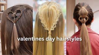 3 easy valentines heart hairstyles