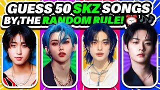 GUESS THE 50 STRAY KIDS SONGS BY THE RANDOM RULE! Are You a Real STAY? ️ KPOP QUIZ GAME