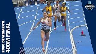 Arkansas’ Isabella Whittaker breaks 400m collegiate record at 2025 NCAA indoors