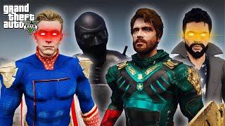 GTA 5 - Homelander and Black Noir VS Butcher and Soldier Boy | The Boys Season 3