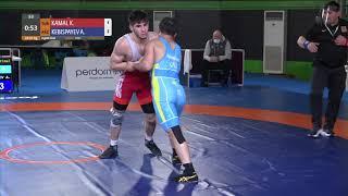 1/8 GR - 67 kg: K. KAMAL (TUR) v. A. KEBISPAYEV (KAZ)