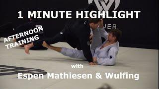 Afternoon Training with Espen Mathiesen & Wulfing