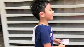 outside fun… maglaro at magwalis ay di biro with Alonzo and Aegon