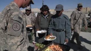 American / Afghan Barbecue - SSG Bernardo Fuller - 16th MPAD