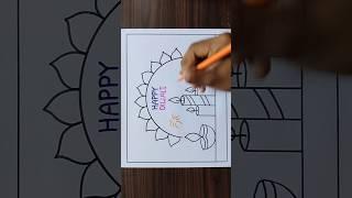 Diwali Drawing Easy And Beautiful / Diwali Drawing Very Easy / Happy Diwali #shorts #art