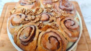 Cinnamon Rolls Recipe|Homemade Cinnamon Rolls|Maham's Cooking,Vlog In Uk