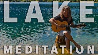 SERENITY GUITAR MEDITATION - Relaxing Music at FENEOS lake - GREECE