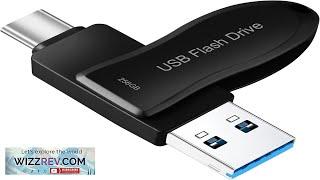 USB C Flash Drive 256GB for Phone Photo Stick Thumb Drive Android Review