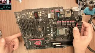 Gaming destop pc repair - Bios chip replacement & CPU socket repair