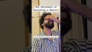 The aftermath of recording A Short & Thank you note!   #reel #iisc #fyp #shorts #10k #relatable