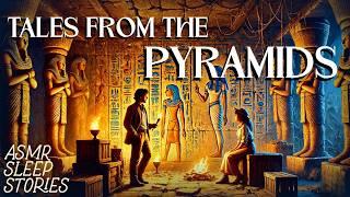 Ancient Tales of Pyramids & Pharaohs | Cozy History ASMR | Egyptian Mythology Bedtime Stories