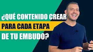 ¿Qué contenido crear para cada paso de un embudo de ventas?  | [2024] | Walo Jalil