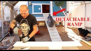 How to Build a Chicken Coop Ramp - Detachable Feature